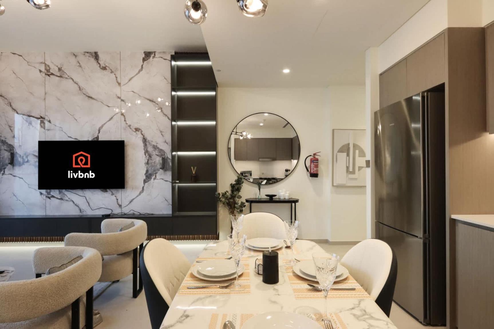 Apartment Livbnb Exquisite 2b View Of Burj & Fountain *