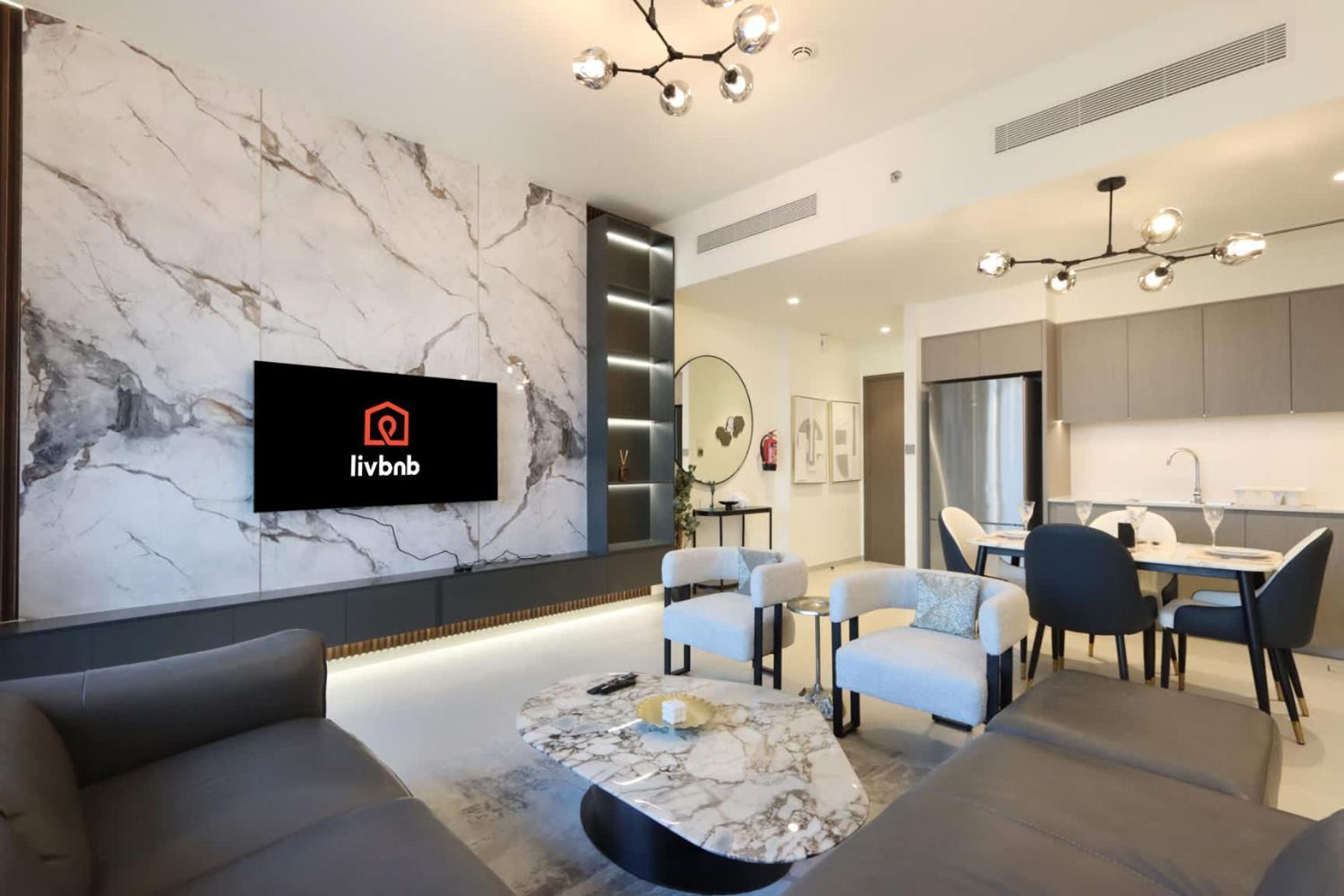 Livbnb Exquisite 2b View Of Burj & Fountain Dubai
